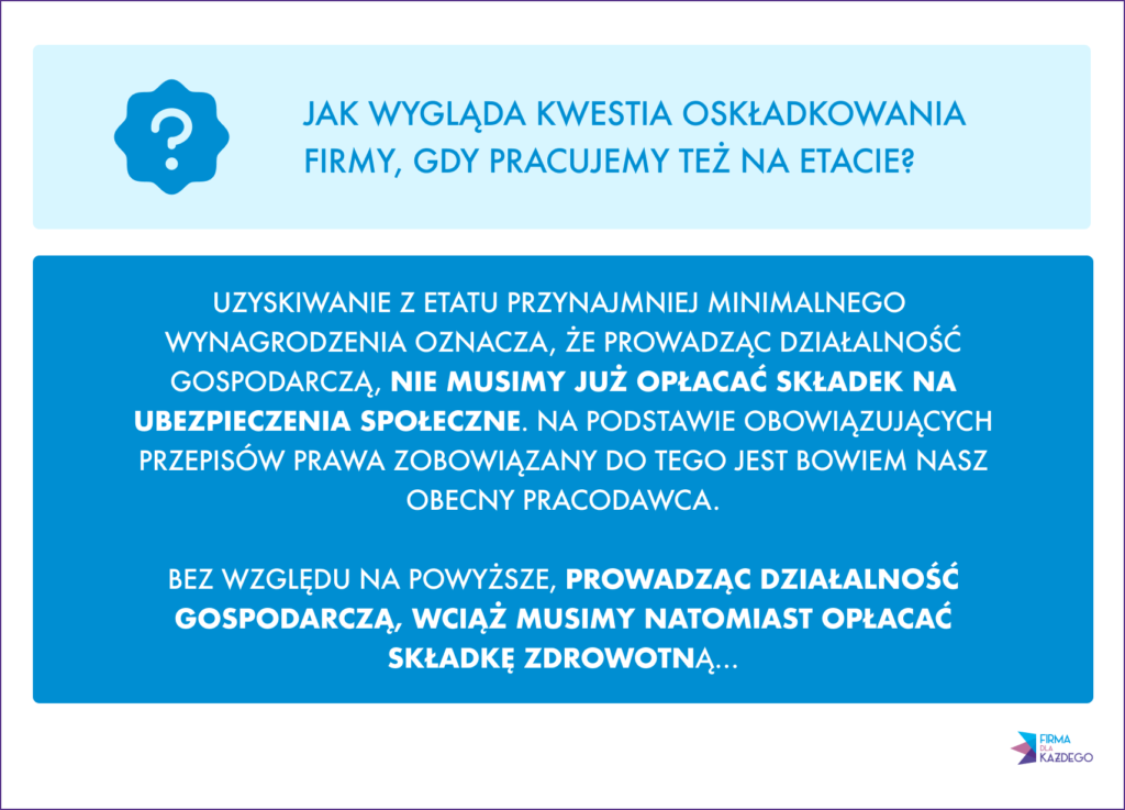 FDK Jak zalozyc dzialalnosc gospodarcza pracujac na etacie